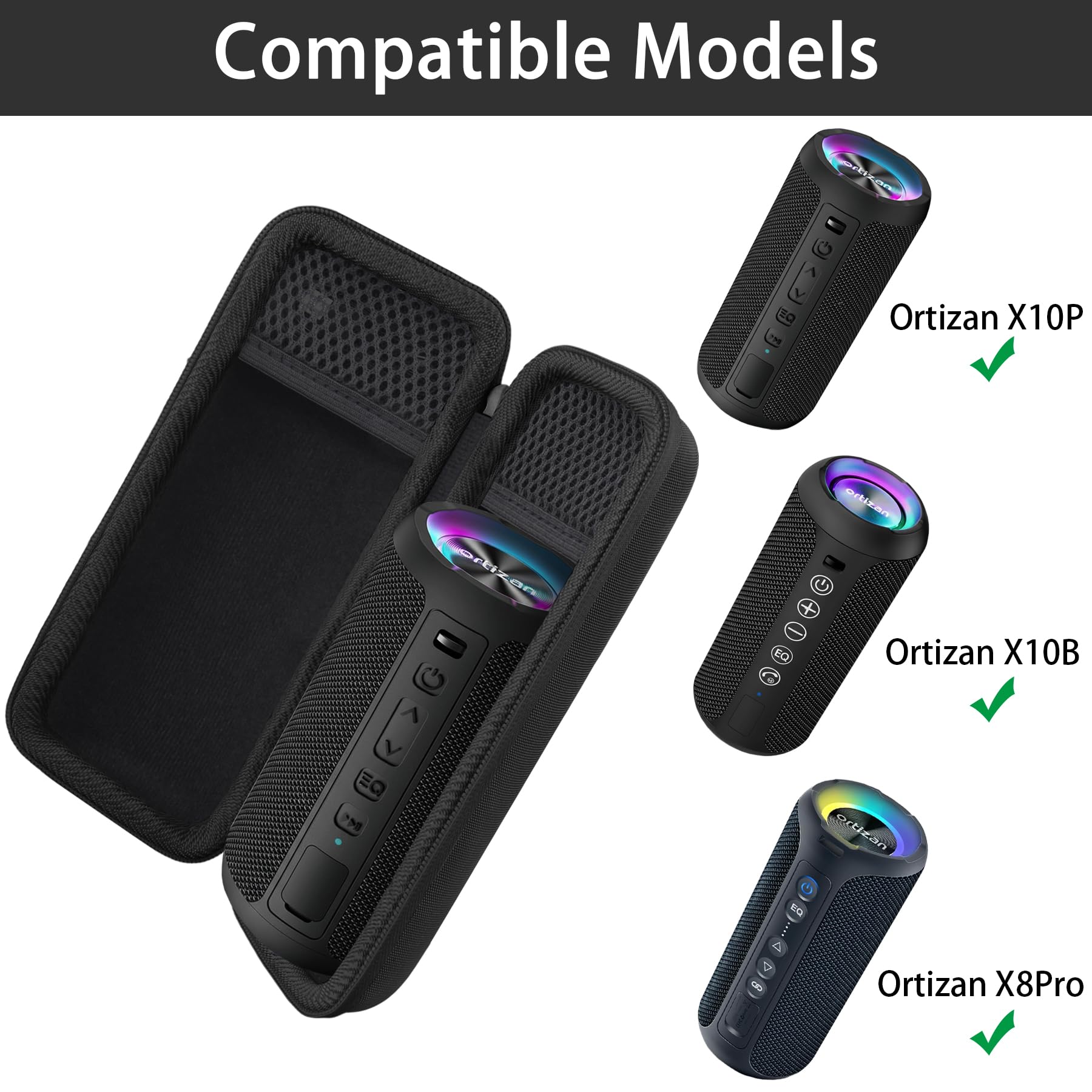 Amazon.com: khanka Hard Travel Case for Ortizan Portable Bluetooth