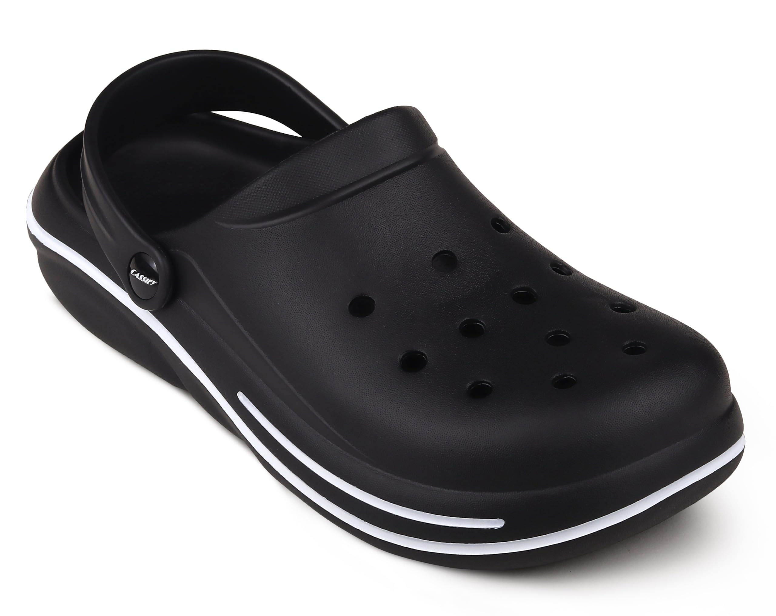 CASSIEY Unisex-Adult Backband Clog Sandal- Black (B0C69YXNLD) Amazon Price History, Amazon Price Tracker
