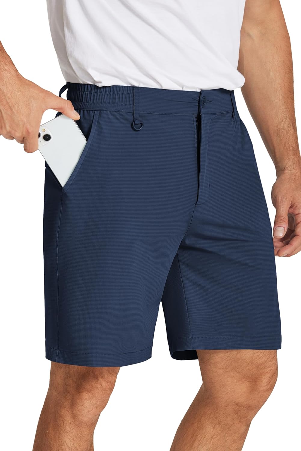COOFANDY Men's Golf Shorts 8 Inch Lightweight Quick Dry Casual Dress Shorts Hiking Travel Shorts with Pockets