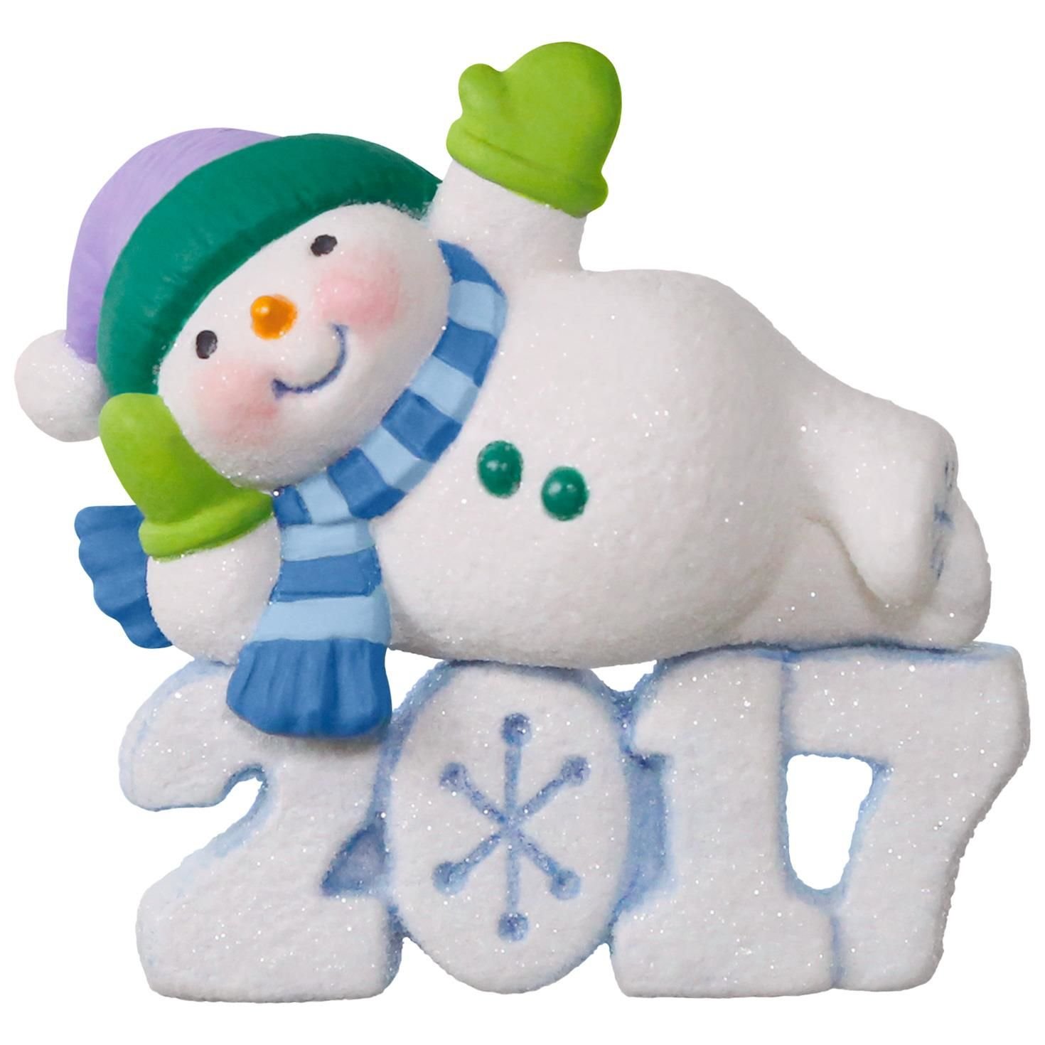Ornement Frosty Fun Decade Hallmark 2017, pièce authentique collection
