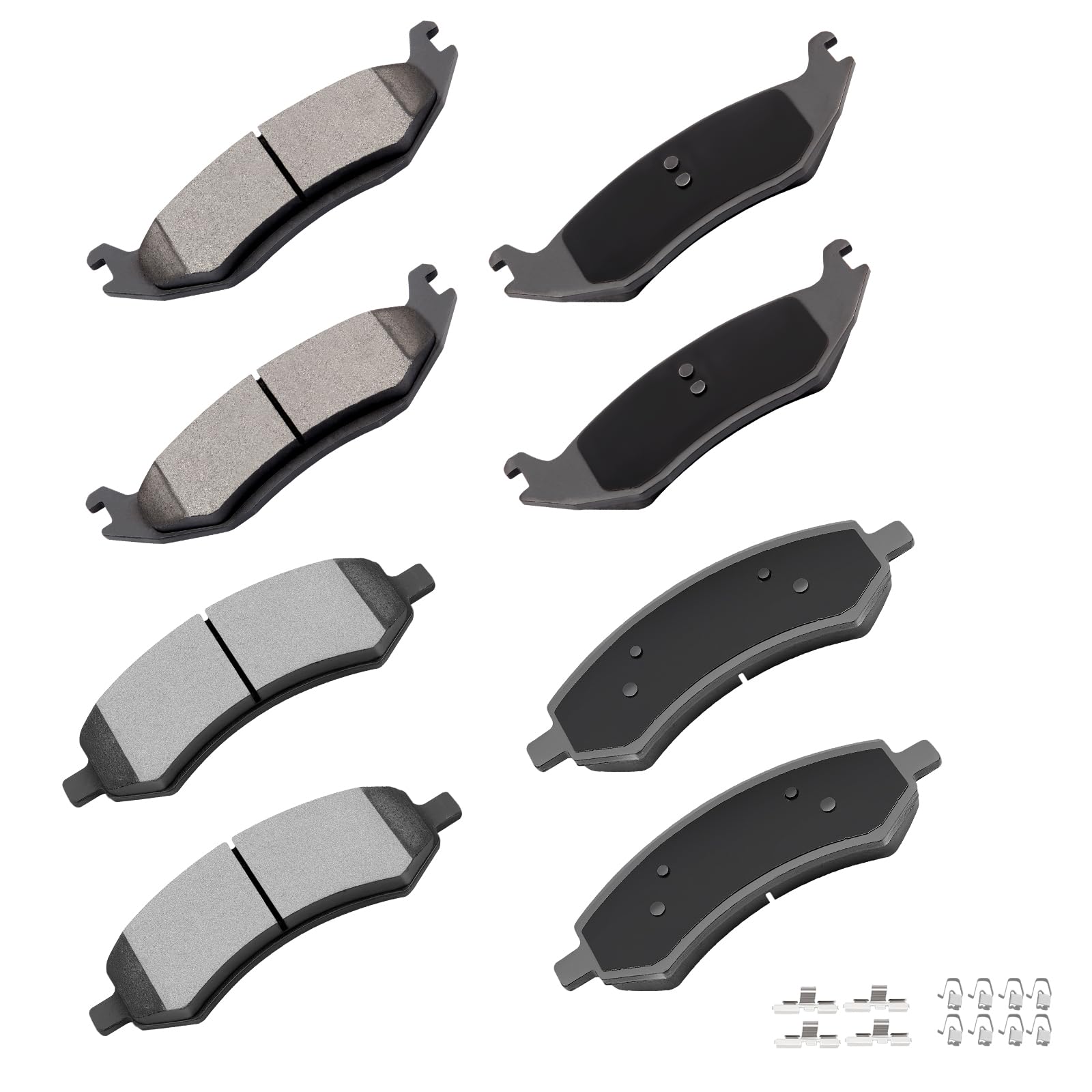 Amazon.com: cciyu D967 D1084 8pcs Front & Rear Ceramic Brake Pads
