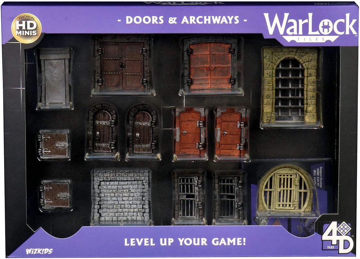 WizKids Warlock Dungeon Tiles Amazon.it Giochi e giocattoli