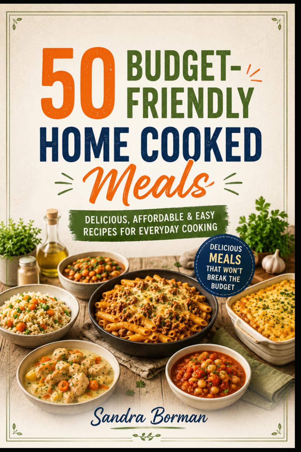 50 Budget-Friendly Home Cooked Meals: Delicious, Affordable & Easy Recipes For Everyday Cooking