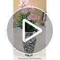 Image of Pure Source India Porcelain Flower Vase (8 Inch) (Green) (Without Flower)
