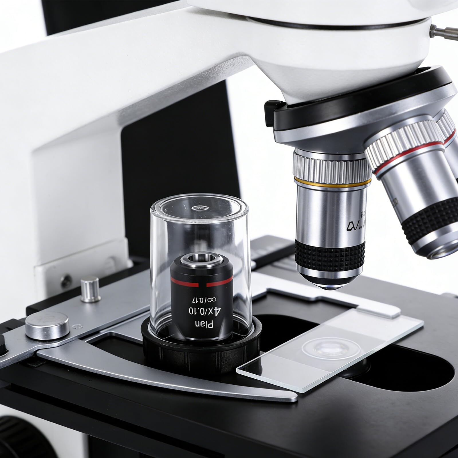 Plan Obiektyw Mikroskopowy z Korekcją Koloru Wysoka Rozdzielczość i Optymalna Odległość Robocza Soczewka Do Mikroskopów Biologicznych Zastępcza Soczewka Do Badań Laboratoryjnych i