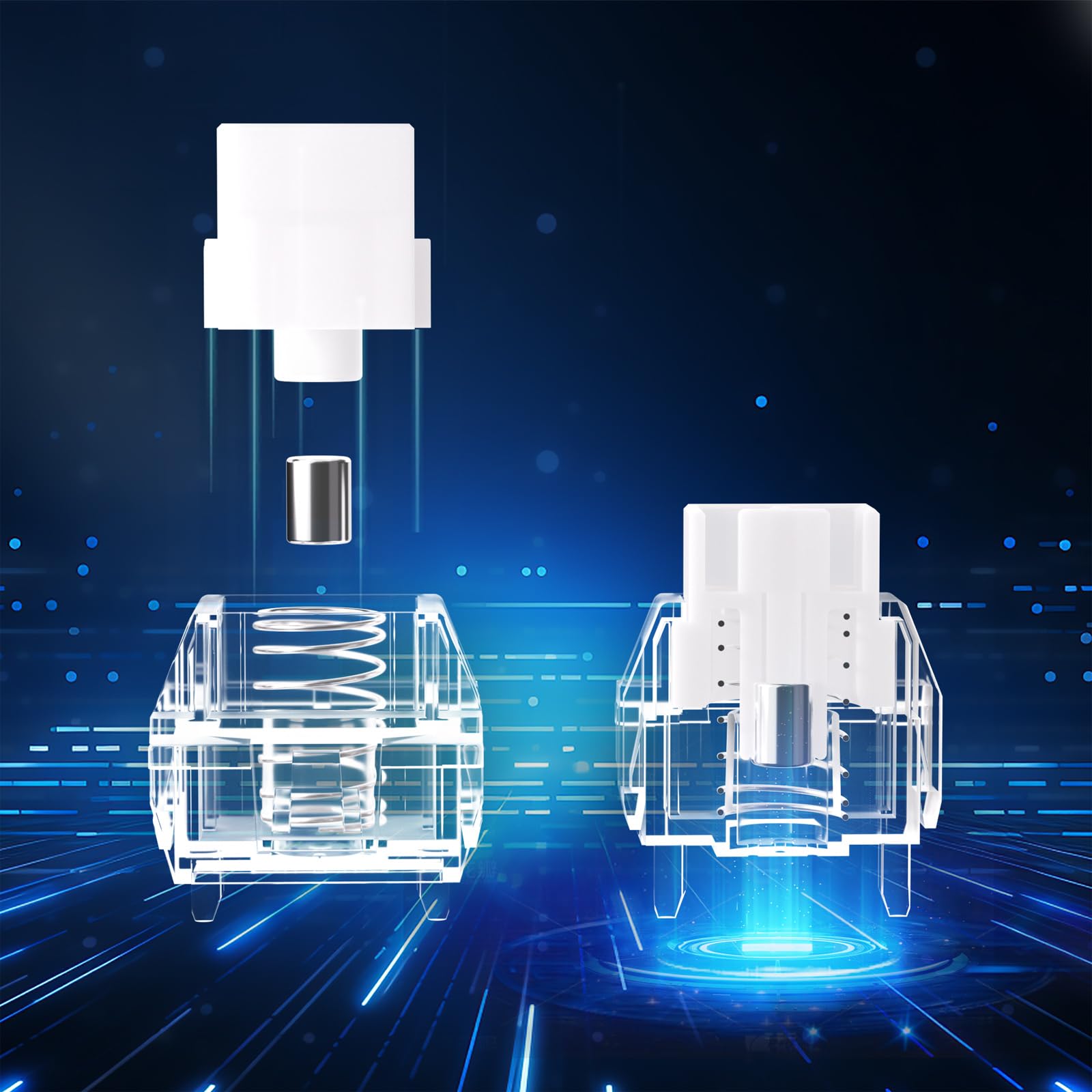 Amazon.co.jp: DUROCK Rock HE磁気スイッチ、0.005mm 超高精度RTホール