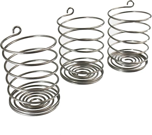 Miniatura 4 de Trellis + Co. Bobinas PickleHelix de acero inoxidable, pesas de fermentación Paquete de 3 para fermentación de tarros Mason de boca ancha La