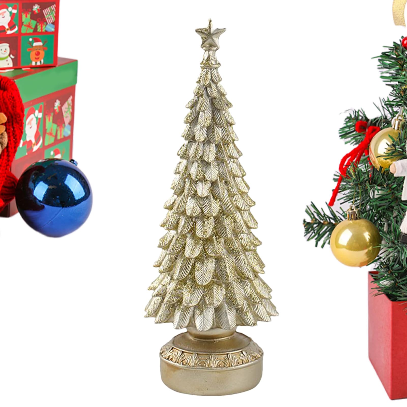Décoration d'arbre de vacances pour salon - Ambiance de Noël au bureau