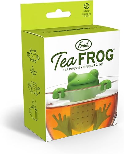 Miniatura 5 de Genuine Fred Tea Frog, infusor de té de silicona, verde