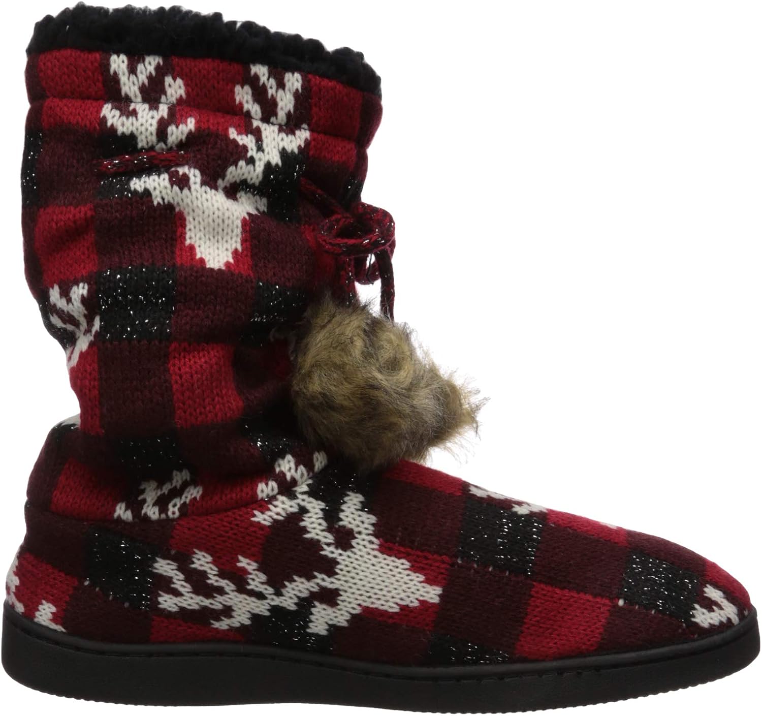 MUK LUKS Women's Gladys Slippers X-Large M US Red