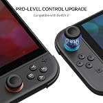 NEWDERY Replacement Thumb Grips for Nintendo Switch 2 Joy-Con | 10PCS, Anti Slip, Diamond Texture, TPU Grip Caps, Joystick Covers, Repair Kit Accessories, for Nintendo Switch 2 Joy-Con