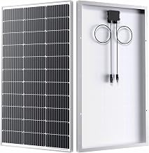 12V 100W Solar Panel,100 Watt Solar Panel with High-Output Design,High Efficiency Monocrystalline PV Module,RV Essentials,Ideal for 12V System,RV, Van,Rooftop,Off-Grid Cabin,Emergency Backup