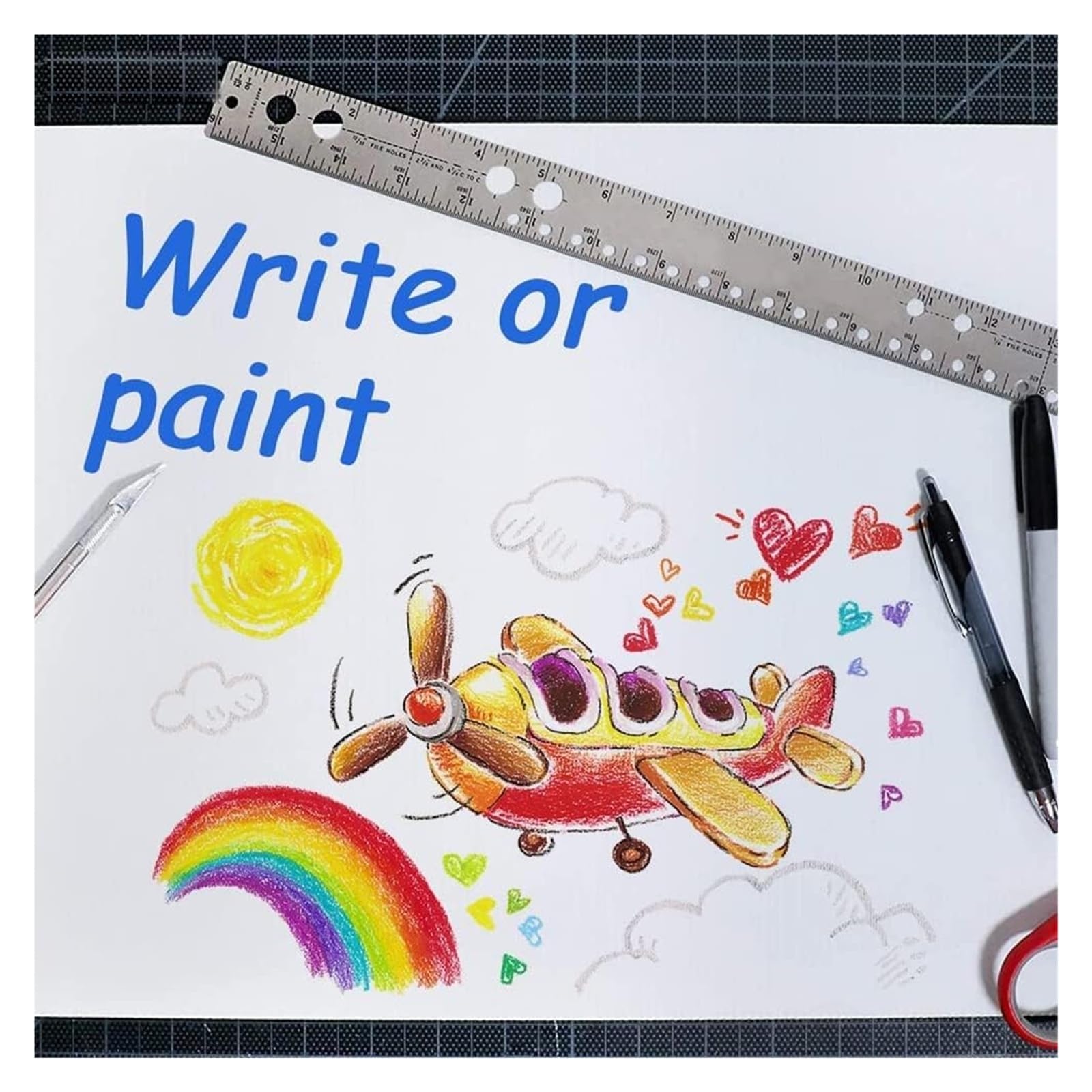 Paquete de 10 Planchas de Espuma, Láminas de Espuma Blanca de Poliestireno, Planchas de Espumas, Ideales para Manualidades, Presentaciones Y Proyectos Escolares./300 * 400 * 2Mm
