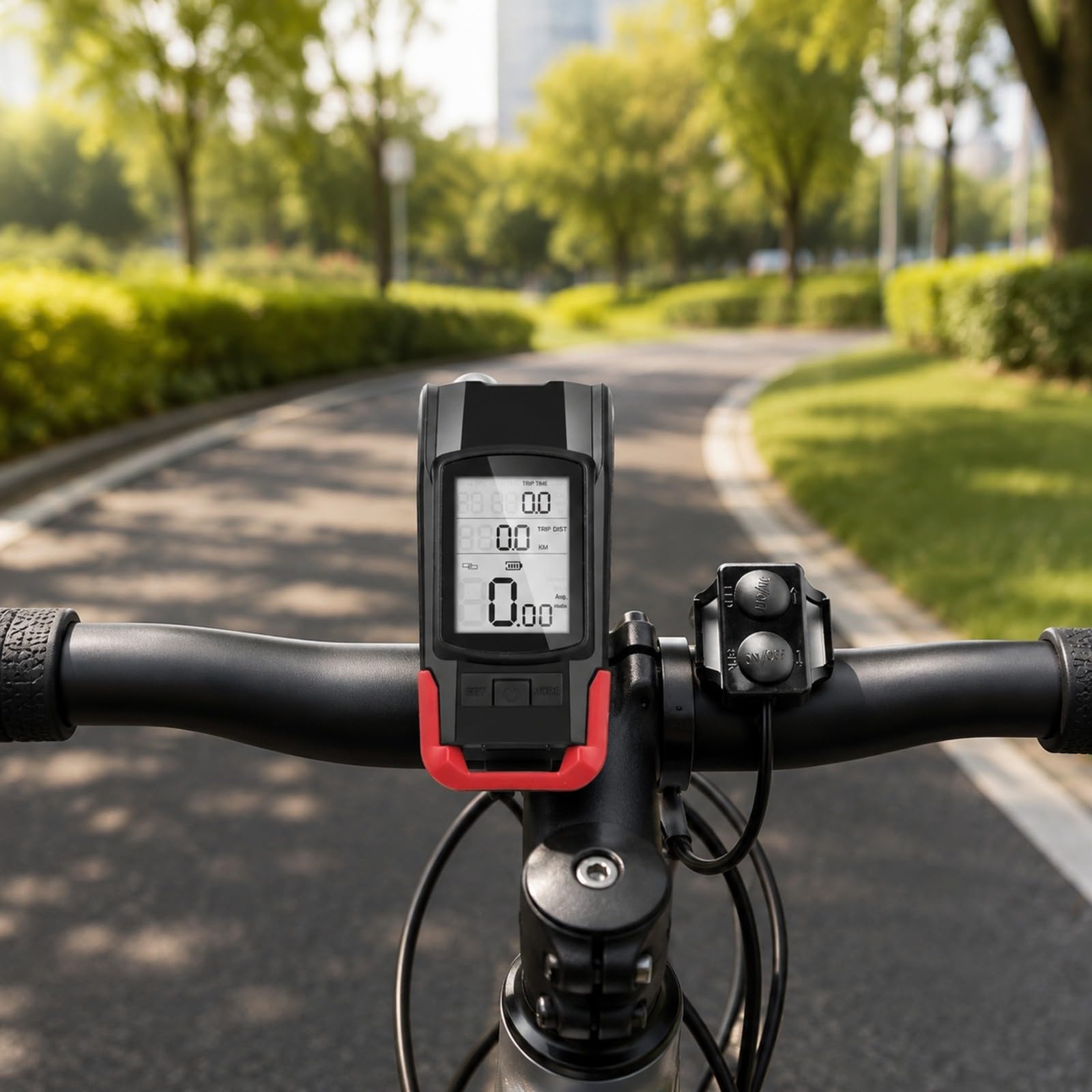 Compteur Vélo Intégré Éage Rechargeable Ciclocomputer Économie D'énergie pr Trajs Domicile-Travail