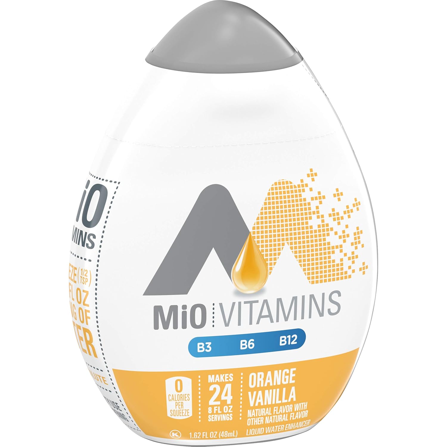 MiO Orange Vanilla Liquid Water Enhancer Drink Mix (1.62 fl oz Bottles, Pack of 12)