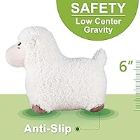Vista 5 de Bouncy Pals Oveja Saltarina, Saltador Inflable de Animales de Granja para Niños y Niñas Pequeños, Juguete de Cordero Saltador para Exteriores