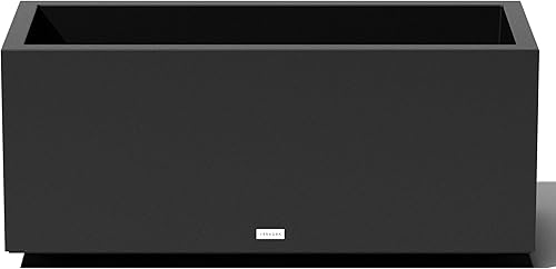 Veradek Serie Metallic Long Box - Maceta larga de acero galvanizado