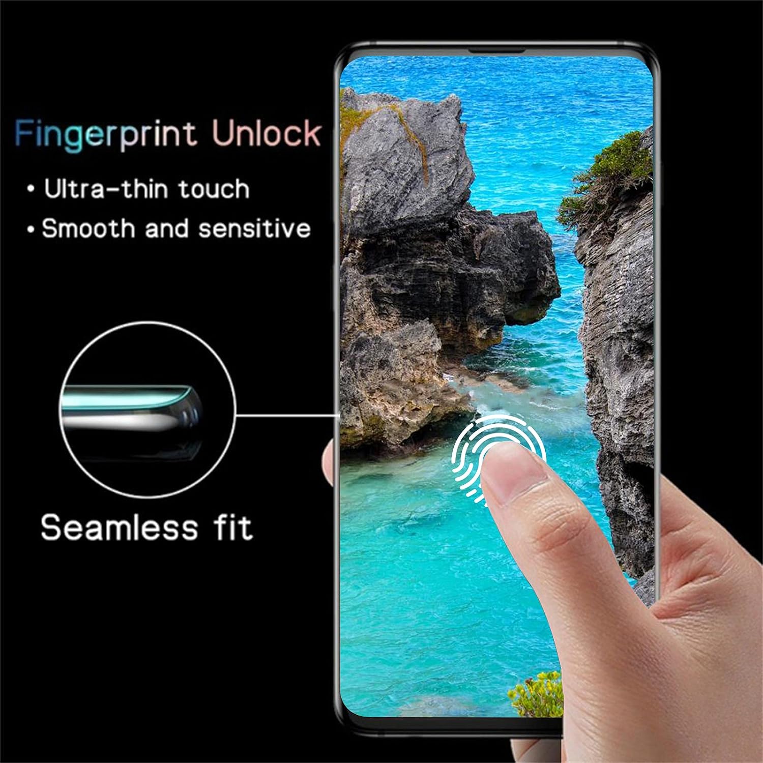Arshek [2+2 Pack] Screen Protector for Samsung Galaxy Note 20 Ultra/Note Ultra 5G, 9H Tempered Glass, Ultrasonic Fingerprint Compatible, 3D Curved, HD Clear, Bubble-Free Glass