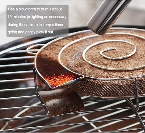 Vista 20 de Realcook Tubo de ahumador de pellets de 12 pulgadas: tubo de humo de pellets de madera de acero inoxidable para fumar en frío o caliente Los tubos