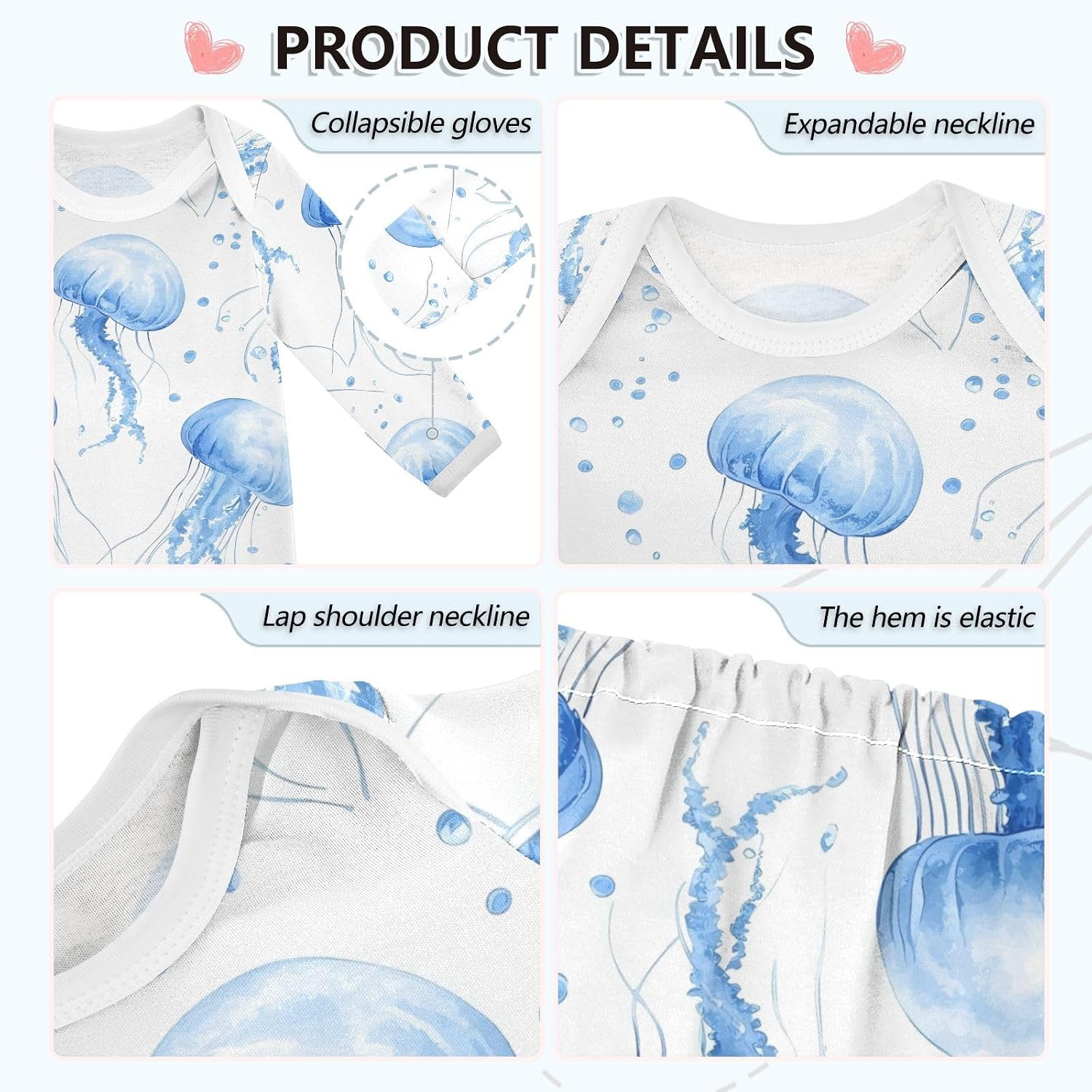 Baby Sleeper Gown for Newborn Boy Girls Dragon Baby Infant Nightgown for 0-3 Months