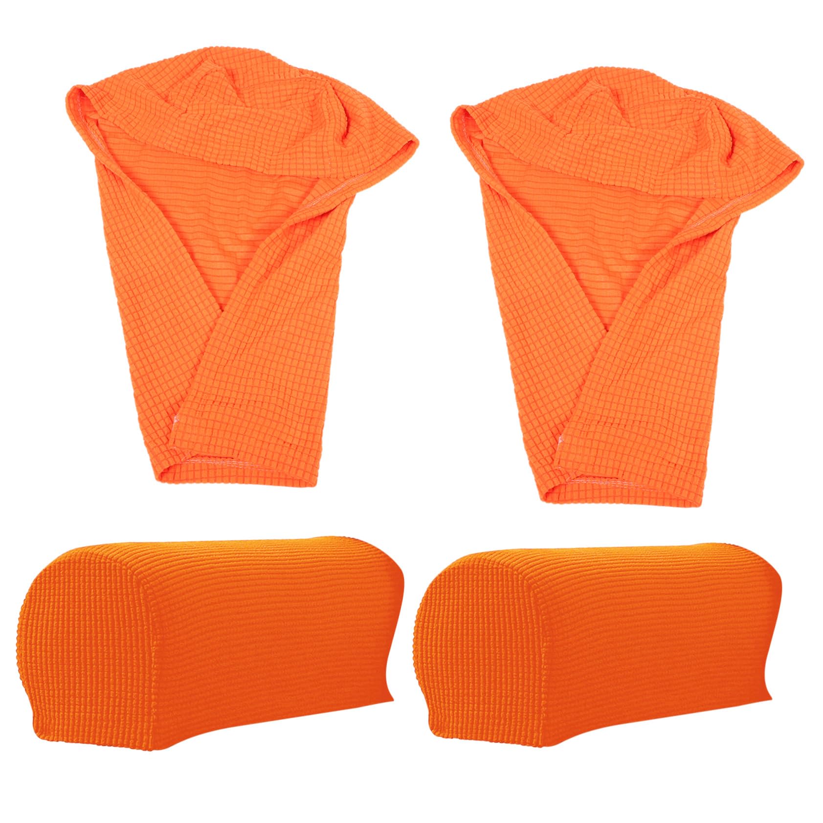Fundas para sillones y sofás elásticas Alipis: pack de 4 protectores de reposabrazos antideslizantes