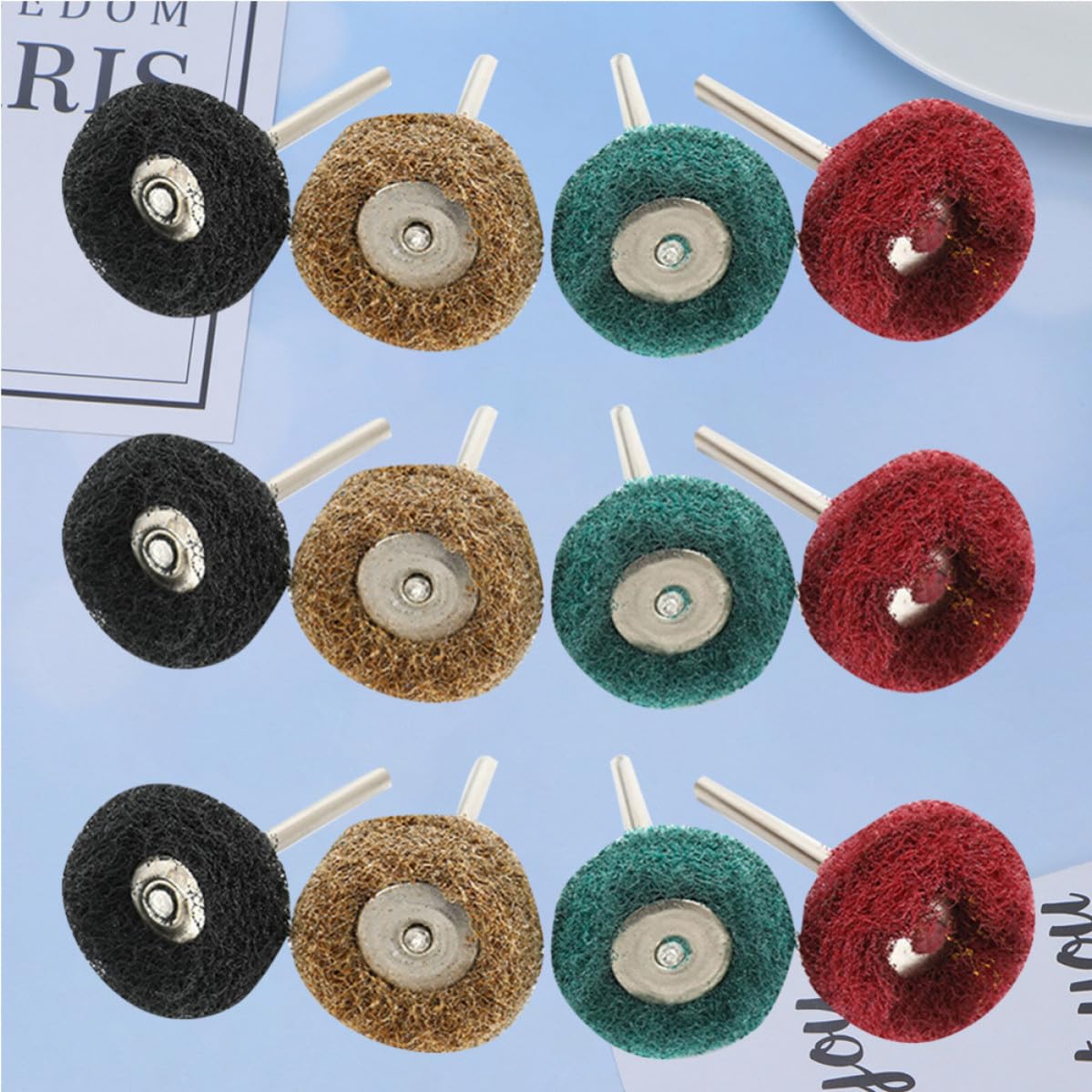 80pcs Nylon Wheel Buffing Polishing Set for Metal Surface