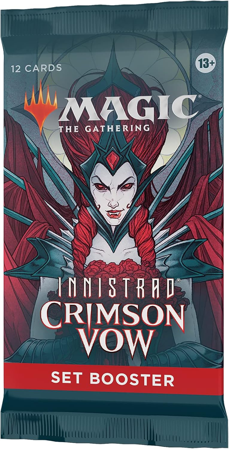 Magic: The Gathering Innistrad: Crimson Vow Set Booster Box | 30 Packs + Box Topper (361 Magic Cards) : Toys & Games