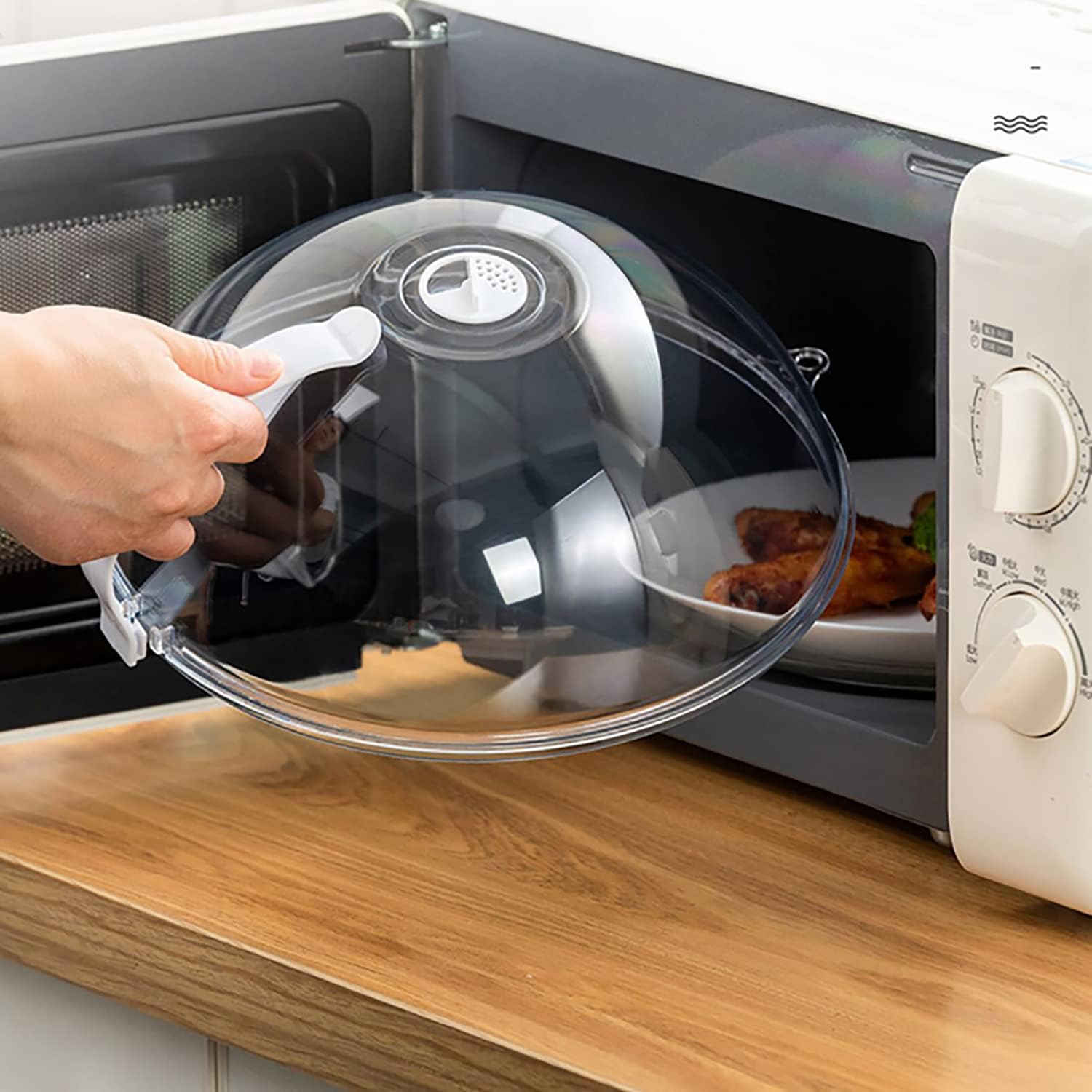Vishui Thickened Microwave Splatter Cover for Food