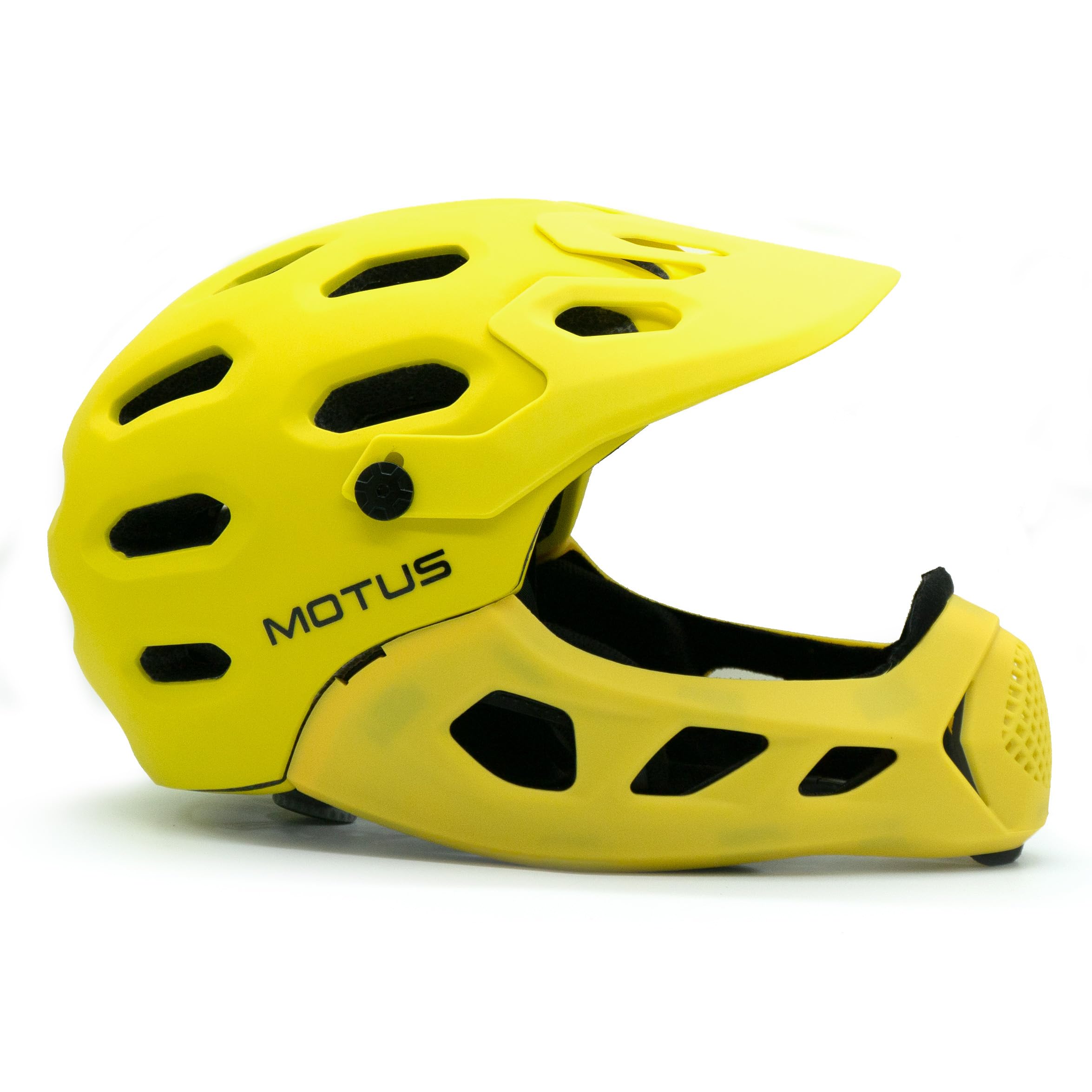 MOTUS Casque de vélo intégral Downhill BMX avec mentonnière Amovible