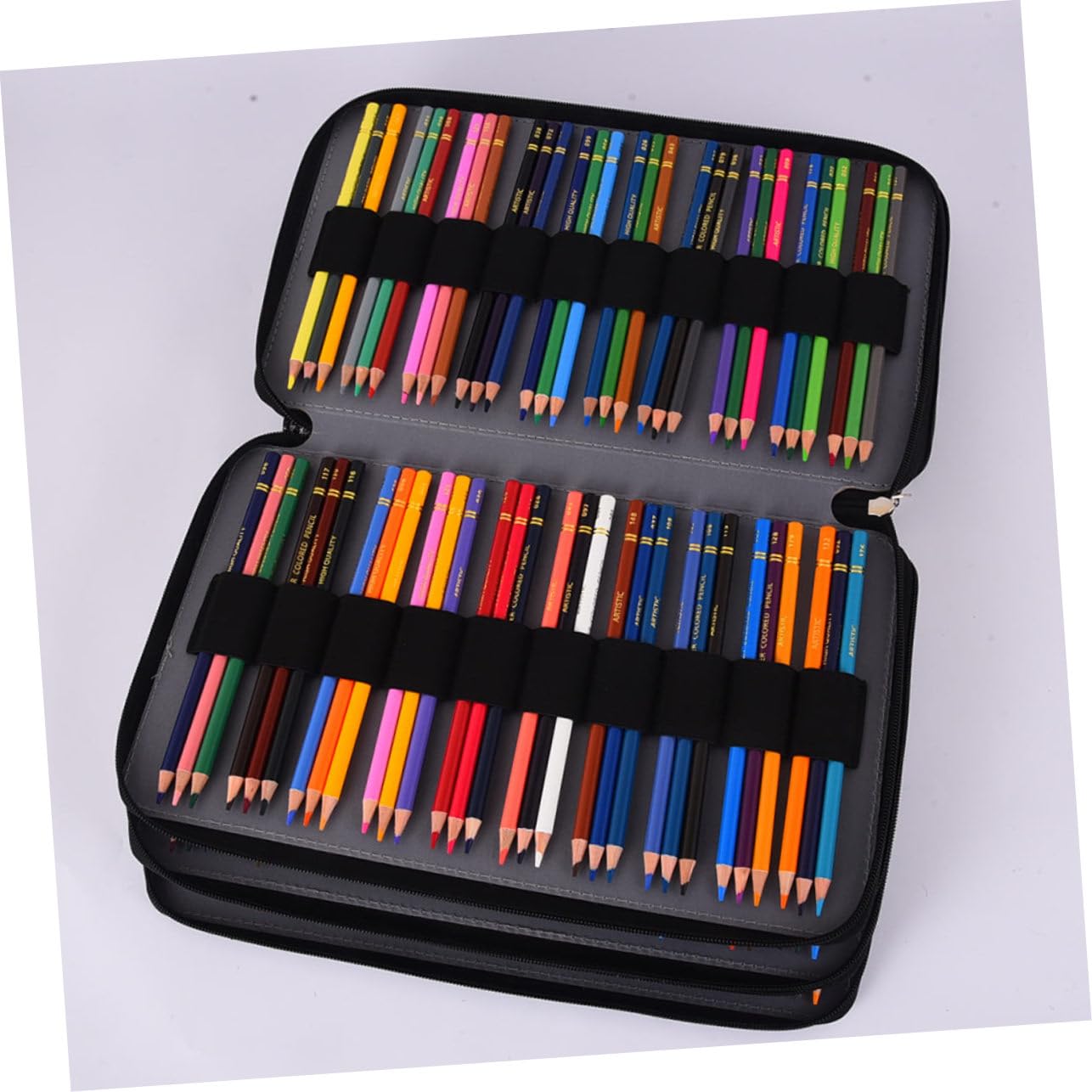 Artibetter Astuccio Porta Matite Multistrato, Grande Capacità, Oxford, Cerniera, Portatile, per Scuola e Organizzazione di Penne e Accessori