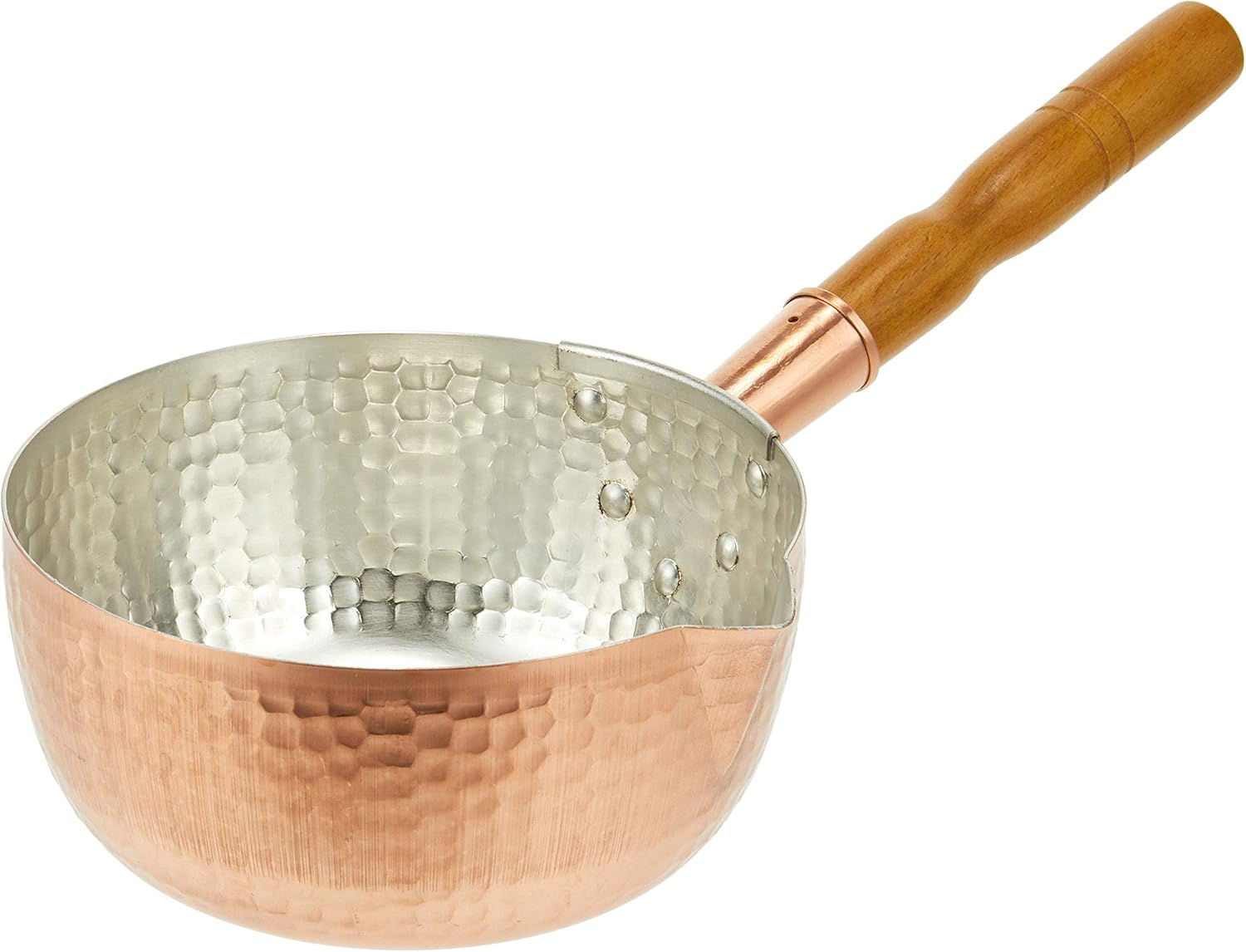 marushin Copper Yukihira Pot Copper 18cm Home & Kitchen