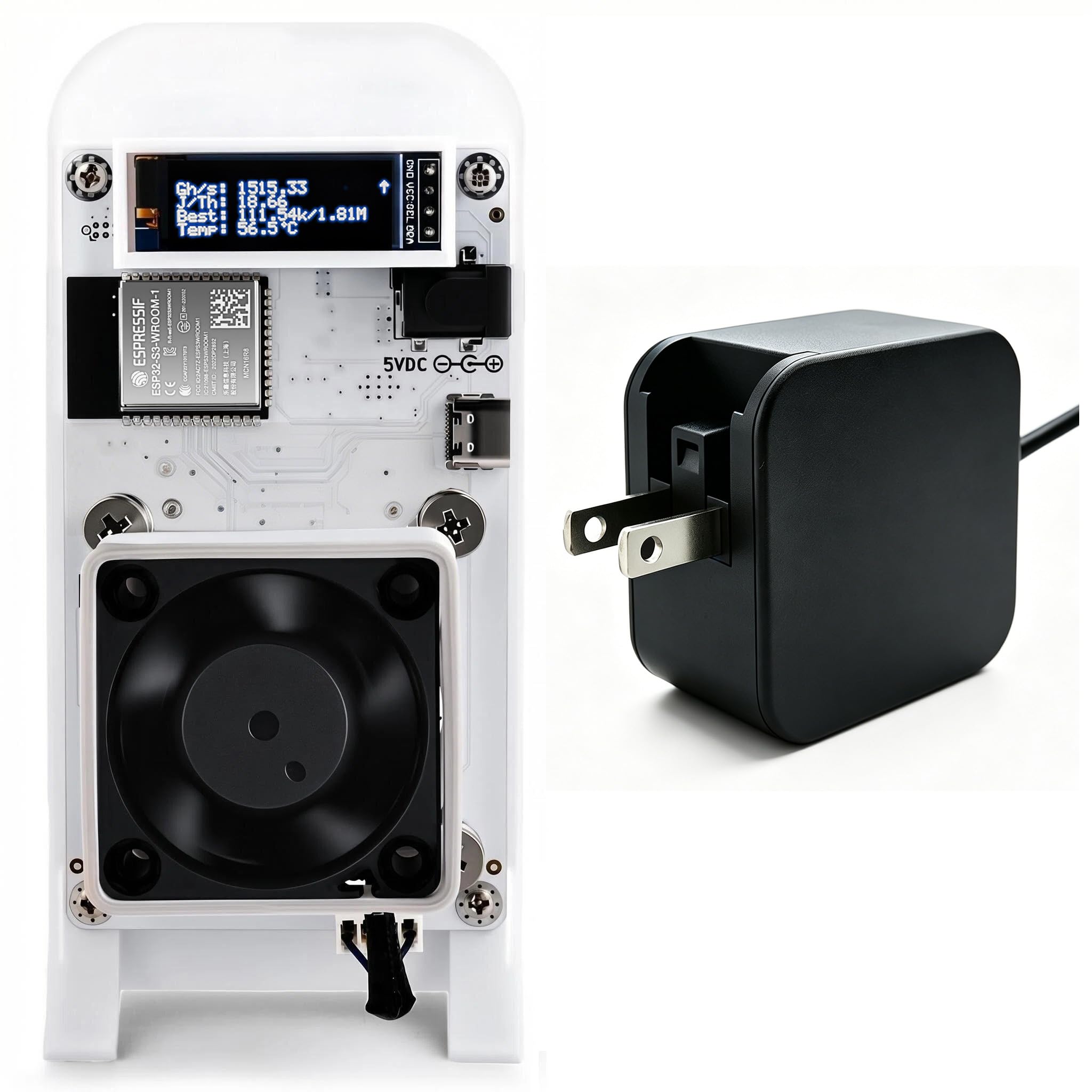 mtx minimoto アイボリー Amazon.com: 1.2-1.5TH/s Solo Bitcoin Miner White with BM1370 ASIC
