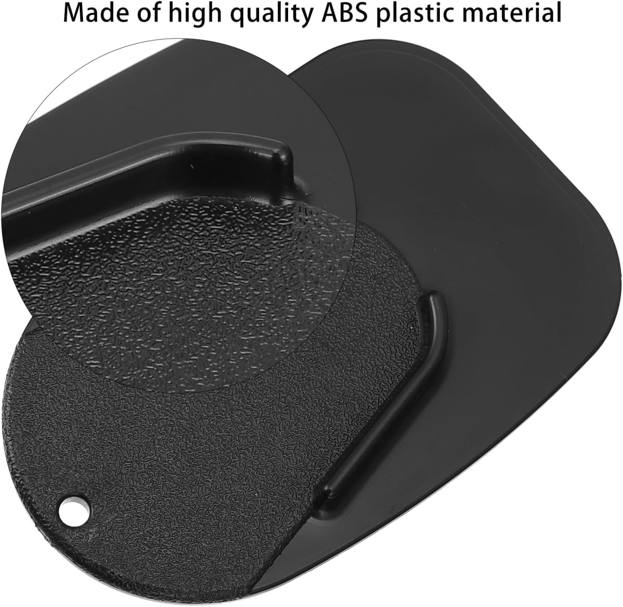 1pc Motorcycle Kickstand Pad Lightweight Non- Side Stand Extension Plate for Enhanced Stability Compact Design Fits Bags for Parking and Protecting Garage Floors