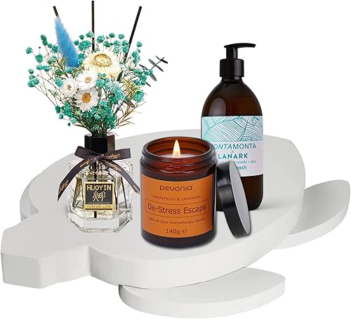 Jaboneras de baño, elevador de madera, soporte de pedestal de madera, bandeja para jabón, elevador de madera para decoración de botellas, plantas,