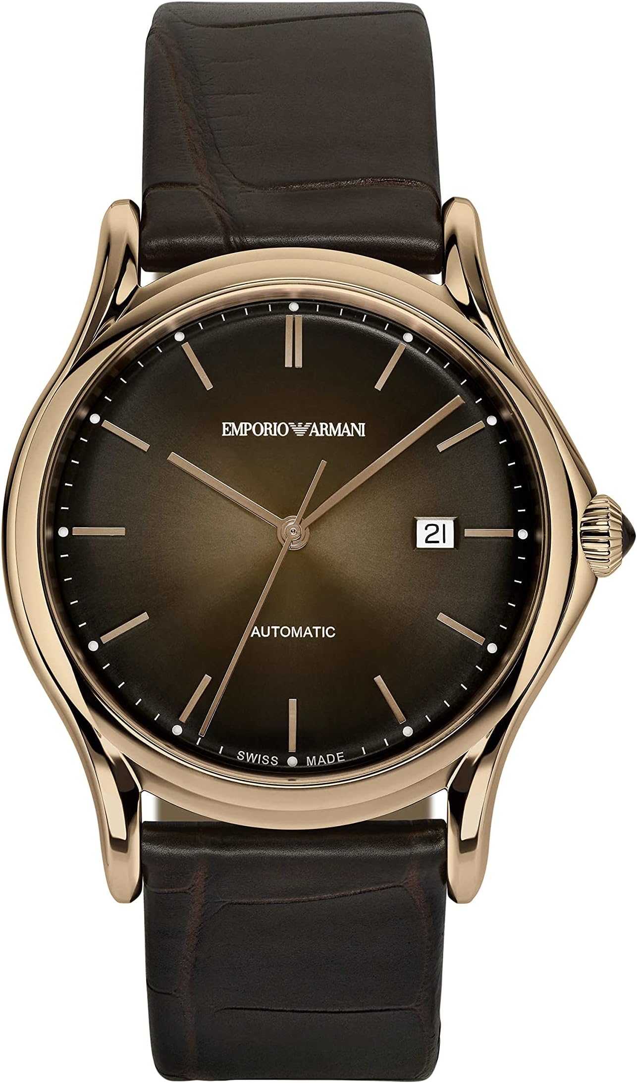Automatic Brown Alligator Watch