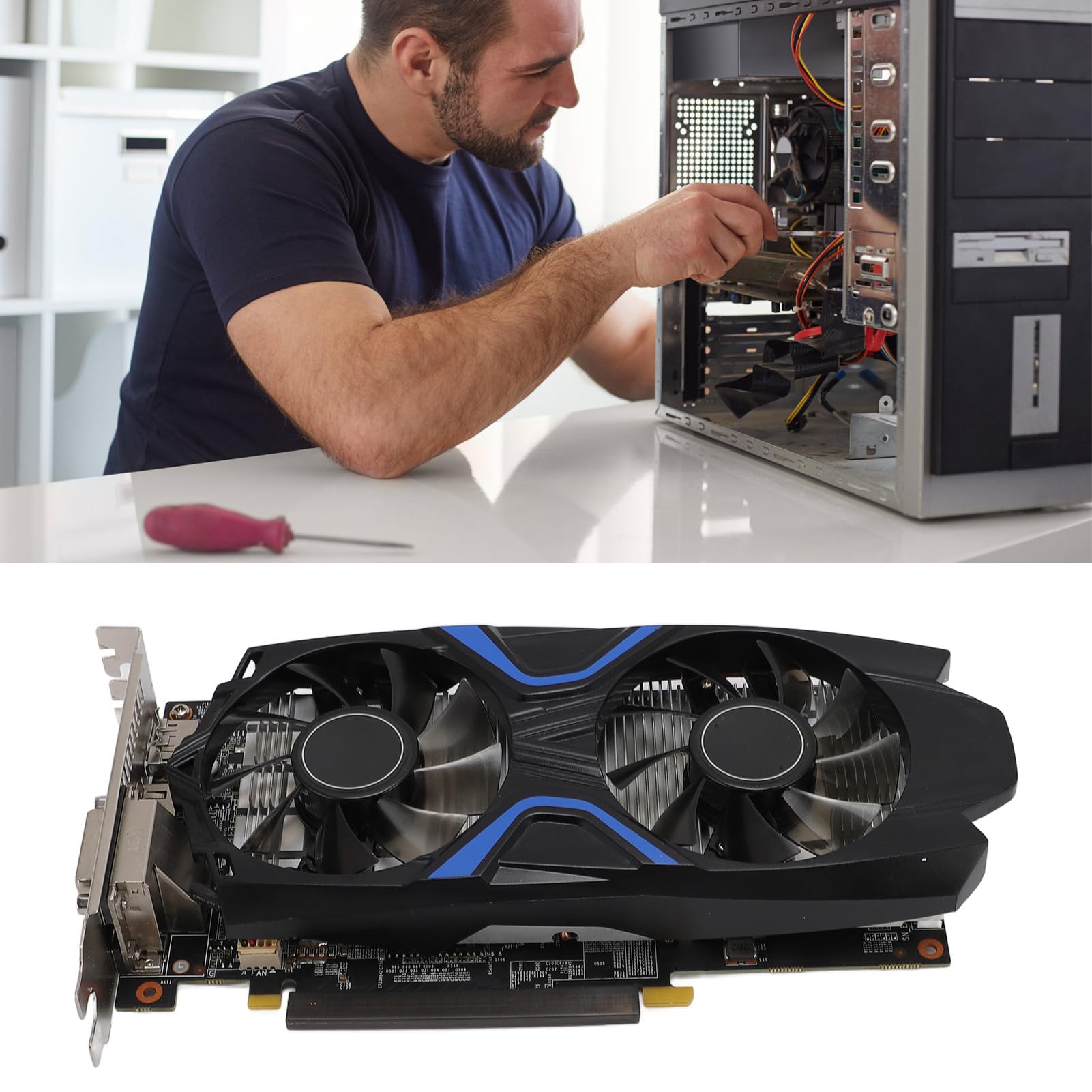 Amazon | GTX1050TI 4GBグラフィックカード、GDDR5 128ビットGPU