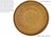 Cesta de Servir de Ratán Tejida a Mano 11.02 pulgadas - Plato Redondo para Frutas, Snacks, Aperitivos, Pan, Desayuno, Parrillas, Fiestas - Bandeja Decorativa para Sala, Cocina, Decoración de Comedor (Grande) 7
