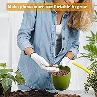 Vista 7 de Legigo 7 LB de piedras de arcilla Leca orgánicas para plantas, bolas de Leca 100% naturales de 4mm-16mm para plantas de interior, piedras de arcilla