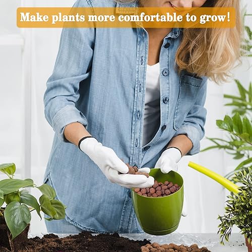 Miniatura 7 de Legigo Guijarros de arcilla expandida orgánica de 10 libras, bolas de leca de arcilla ligera de 0.16 a 0.63 pulgadas para plantas, piedras naturales