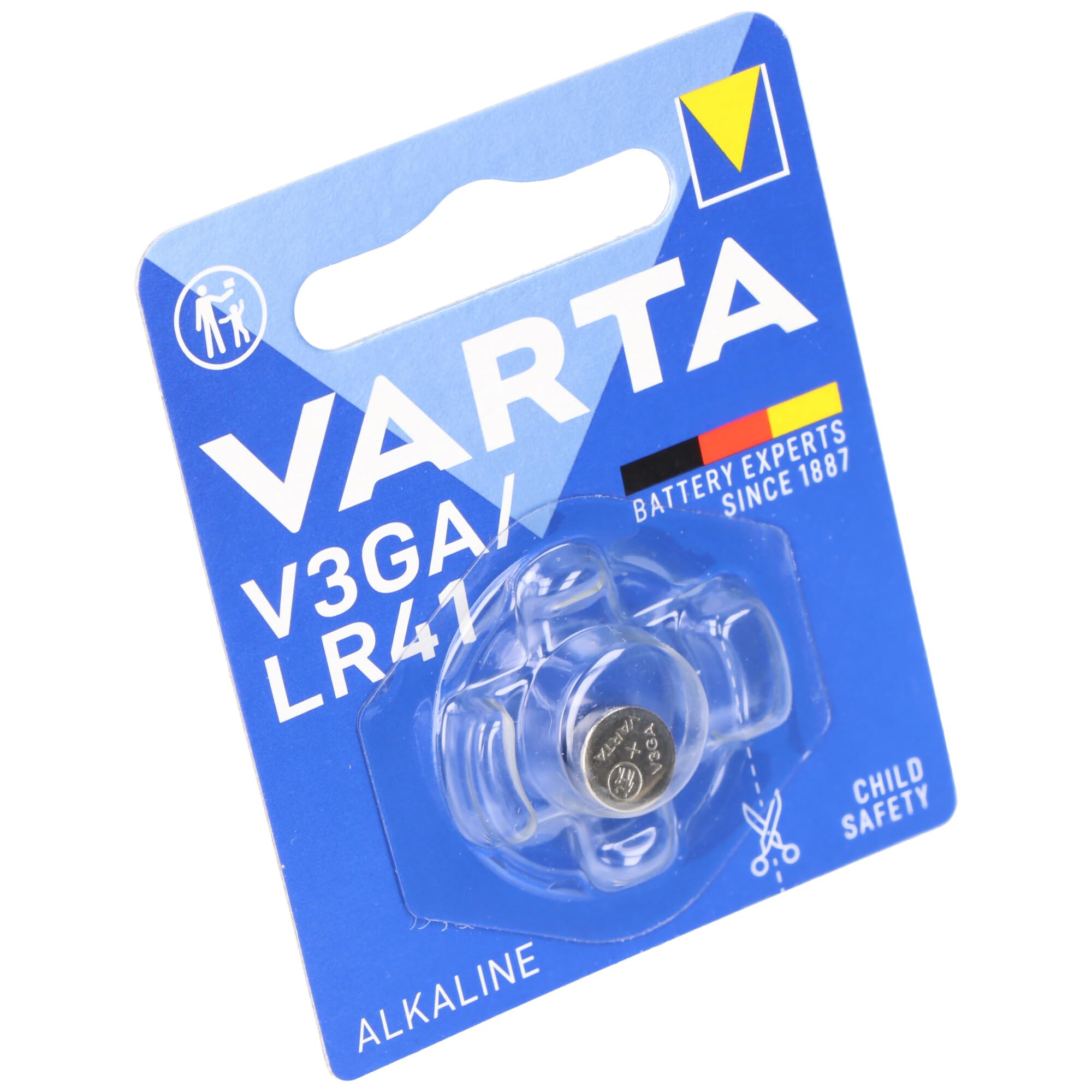 Batterie LR736 Batterie Alcaline Varta V3GA LR41 - Confezione Da 10, Per Orologi E Piccoli Dispositivi 10 Batterie