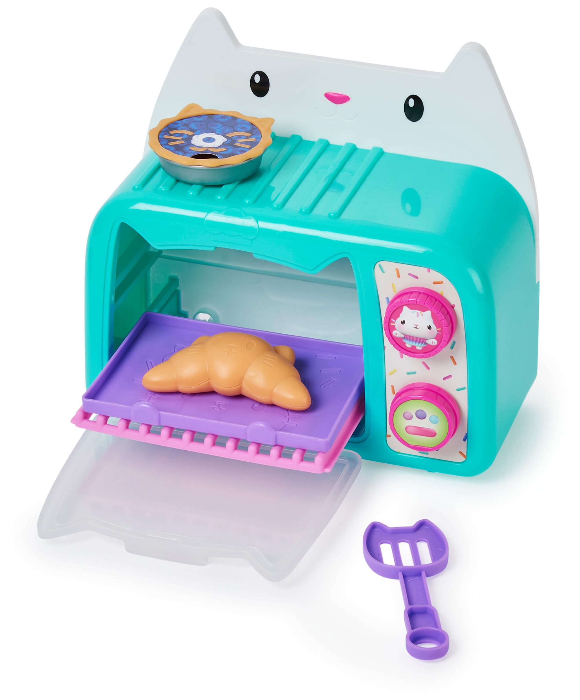 Gabby’s Dollhouse, Bakey with Cakey Oven, Kitchen Toy with Lights and Sounds, Toy Kitchen Accessories and Play Food, Kids’ Toys for Ages 3 and up