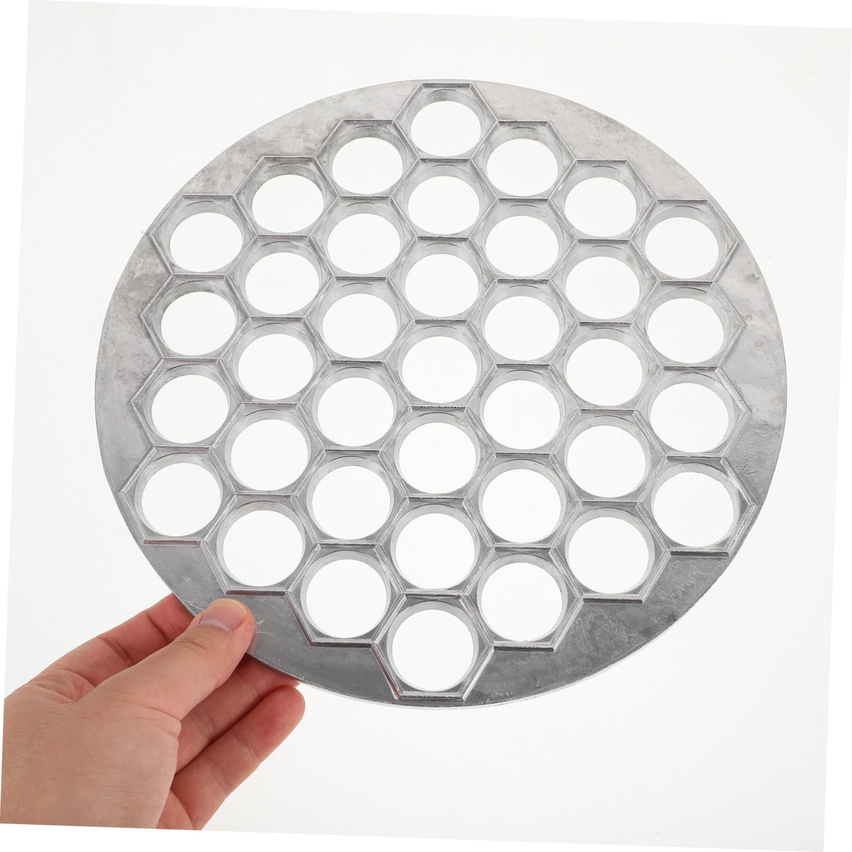 Molde para Hacer Empanadillas de Aleación Ligera Diseño Creativo de 37 Agujeros y Base Plana, Práctico y Fácil de Almacenar para Cocina Casera