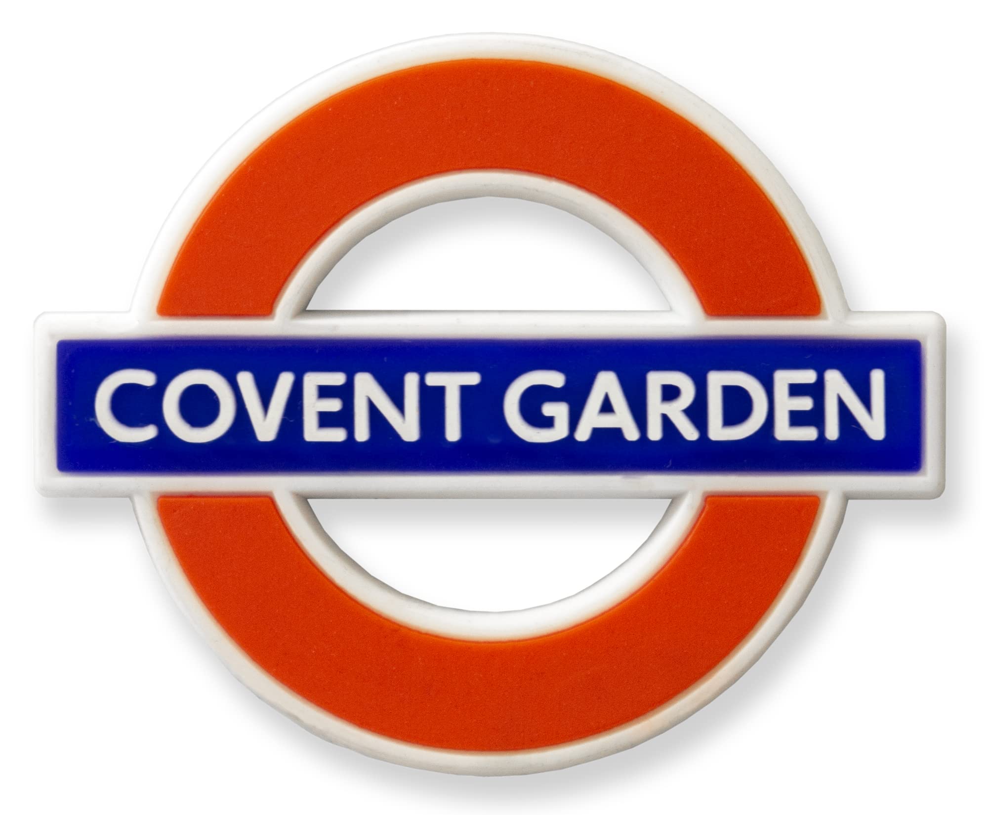 TFL3014 Official Covent Garden London Underground Fridge Magnet | Licensed TFL Roundel Design | Durable Ductile Rubber Souvenir for Home, Kitchen & Office Décor