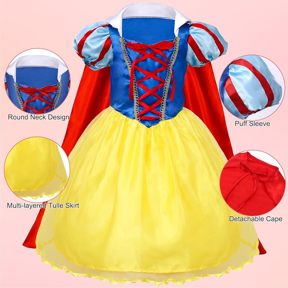 UPORPOR Light Up Princess Costumes Pour Les Filles Cote DIvoire