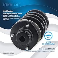 Vista 35 de Detroit Axle - Kit de suspensión delantera de 10 piezas para Chevy Aveo Aveo5 Pontiac G3 Wave 2 Ready Struts Assembly 2 Enlaces de barra