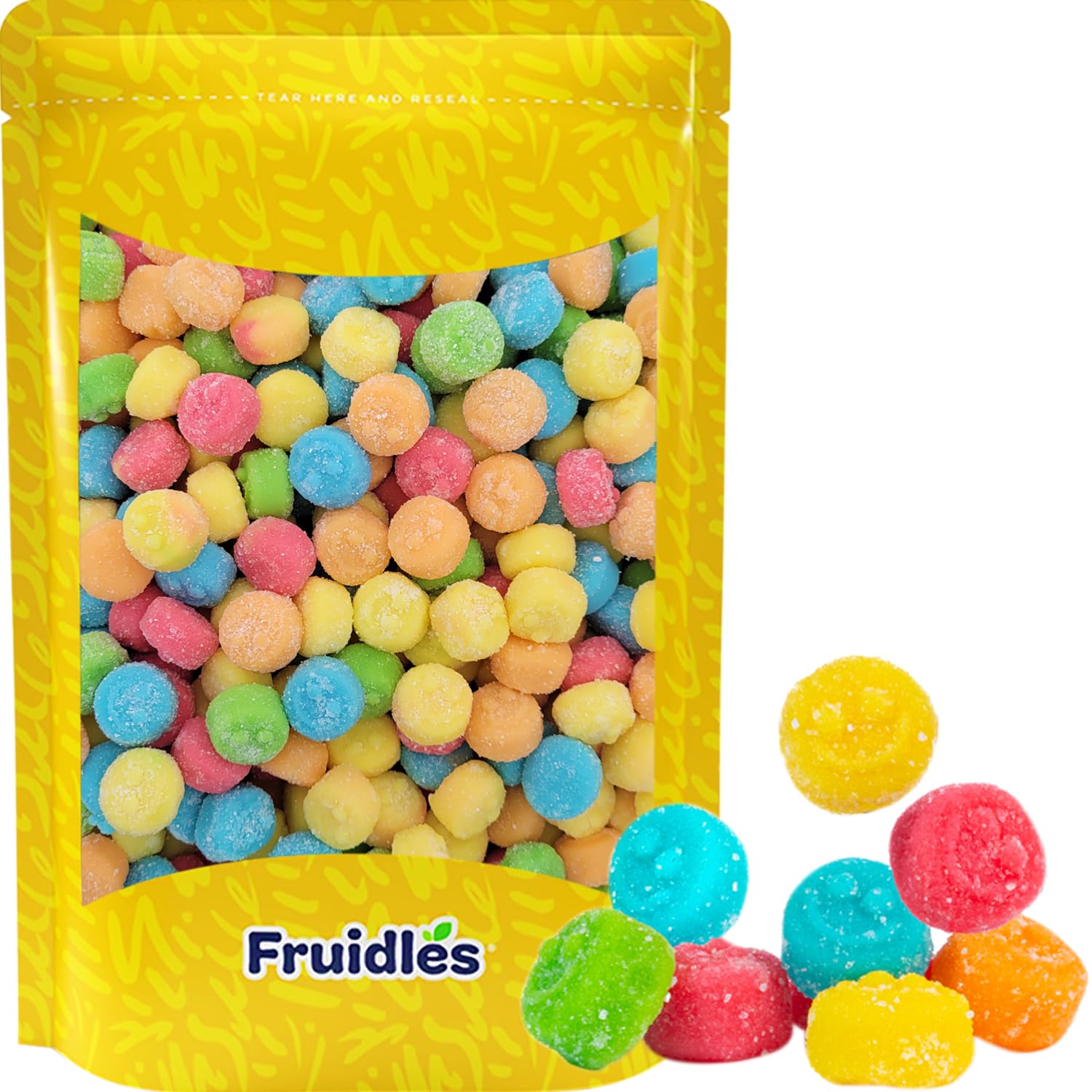 Fruidles Assorted Sour Gummy Poppers Great for Parties, Events, Birthday, and Snacking (Half-Pound) (4.5 Pounds (Bulk))