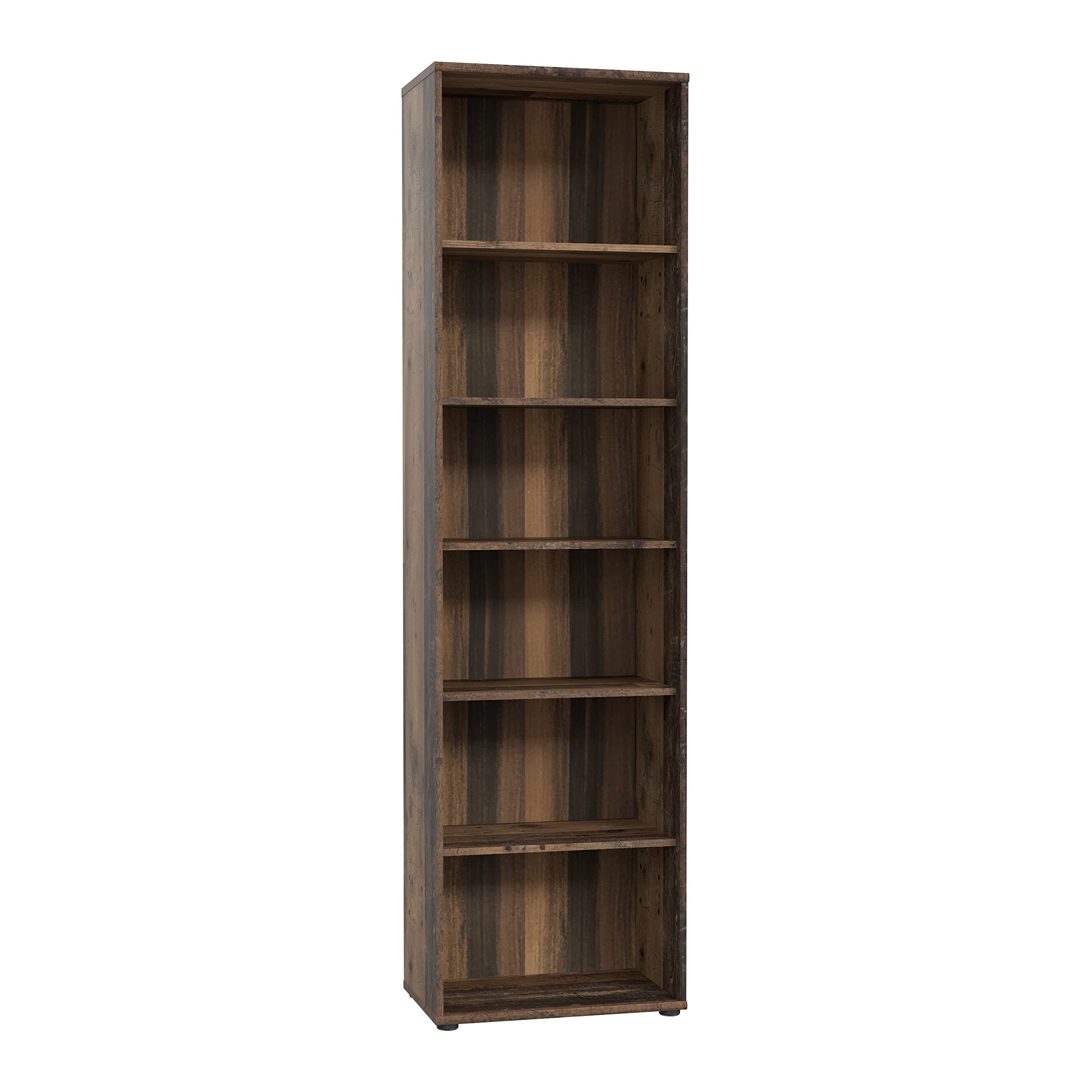 FORTE TEMPRA 2 Regal mit 5 Einlegeböden, Old – Wood Vintage Dekor
