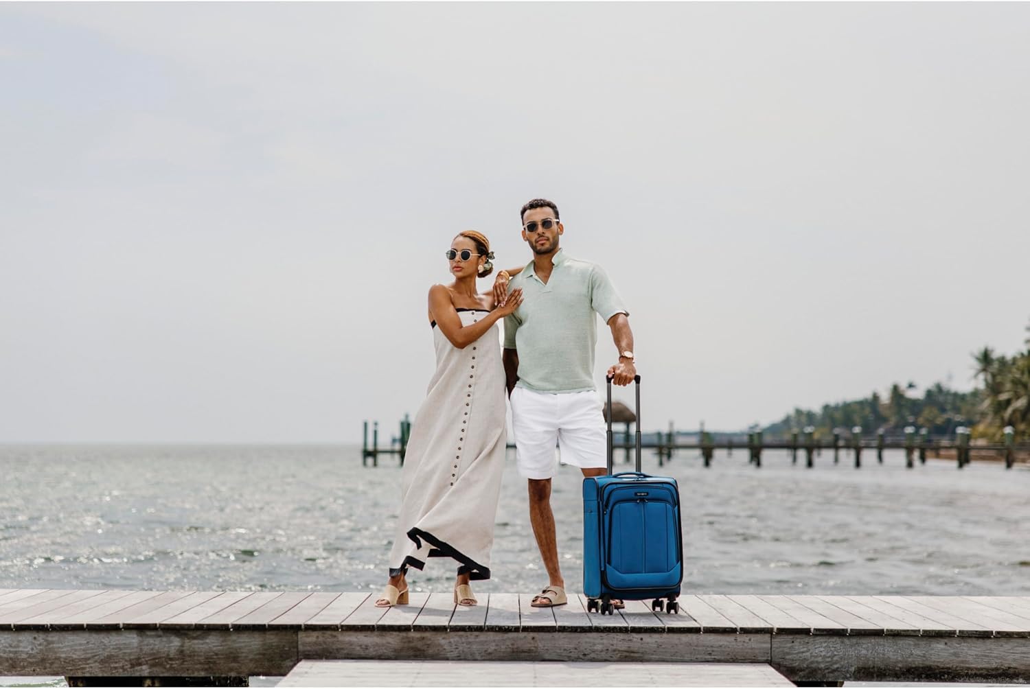 Samsonite Ascella 4 Carry-On Luggage - Cerulean Blue - Image 8