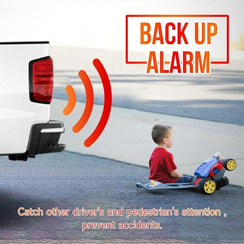 Miniatura 3 de Alarma de respaldo para camión, 105 db, 1248 V, alarma de advertencia, timbre impermeable, sirena, para equipo pesado, camión, camión (bocina de