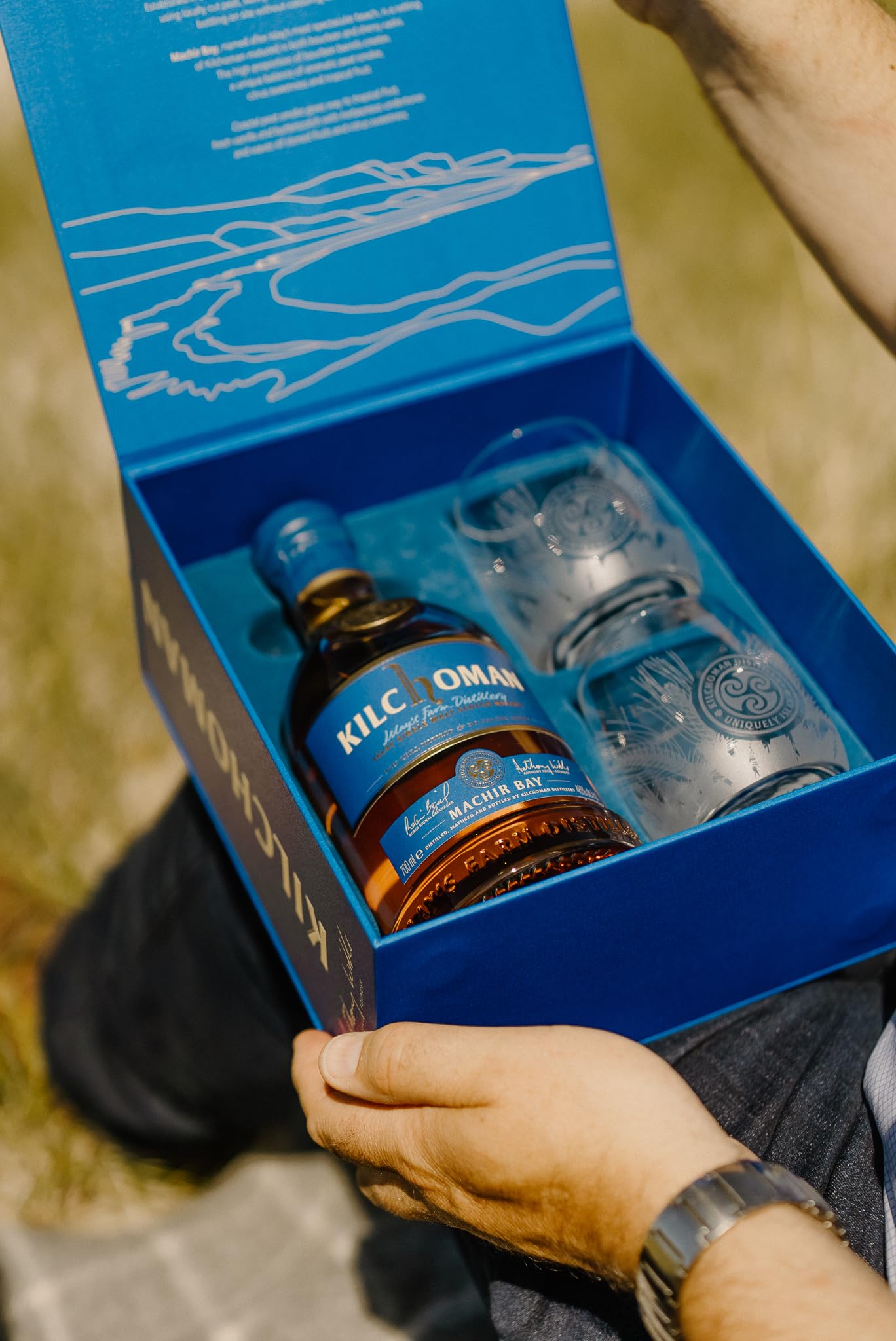 KILCHOMAN - Machir Bay Coffret 2 verres - Single Malt Whisky - 46